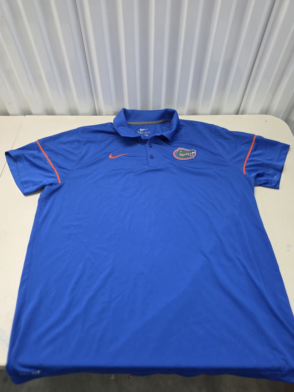 Nike Royal Blue & Orange Florida Gators Dri-FIT Polo